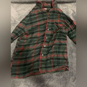 Hearth and Hand checkered pj shirt